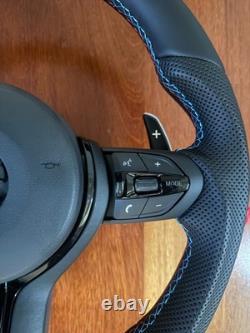 BMW F30 F32 F33 F36 M Sport Leather Steering Wheel + Air? Custom Flat Bottom
