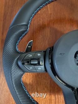 BMW F30 F32 F33 F36 M Sport Leather Steering Wheel + Air? Custom Flat Bottom