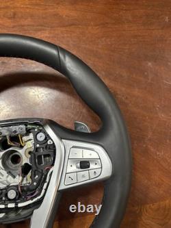 BMW G11 G12 G30 Leather Steering Wheel Heated Vibration Paddles ACC Driving Asst