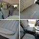 Beige Seat Belt Cover Steering Wheel Shift Knob Front & Back Car Seat Cover Set