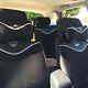Black Car Seat Covers Steering Wheel Shift Knob Headrest Pillow Set 3d Style
