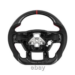 Black Carbon-Fiber-Look Steering Wheel-Fits 2015-2020 Ford F-150
