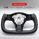 Black Nappa For Model 3/y 2017-2023 Tesla Yoke Steering Wheel Square Witho Heated