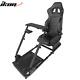 Black Racing Seat Steering Wheel Stand Compatible With Logitech G29 Thrustmaster