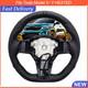 Black Ring Sport Leather Steering Wheel For Tesla Model 3 / Y Heated New
