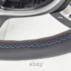 Black Steering Wheel For BMW 5 6 7 Series F10 F11 F07 F12 F13 F01 F02 M5 F91 F92