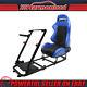 Blue Pvc Cockpit Racing Simulator Steering Wheel Stand Fits Ps4 Xbox One