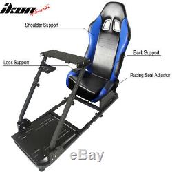 Blue Racing Seat Steering Wheel Stand Compatible with Logitech G29 Thrustmaster