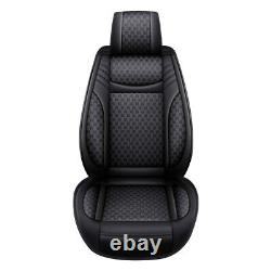 Breathable SUV Car Seat Cover Cushion Full Set Universal Front Rear Pillow Black