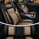 Brown Luxury Decor 5-sits Car Seats Cover Suv Front Rear Cushion Set Universal