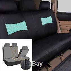 CARPASS New Arrival Mint Blue Car Seat Cover with Steering Wheel Cover Floor Mat