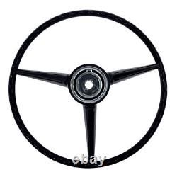 CJ Classics Steering Wheel Reproduction Black With Alternator Mustang 1965-1966