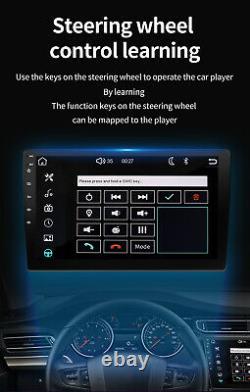 Car MP5 Player 10in HD FM Stereo Radio 2DIN Bluetooth USB Steering Wheel Control