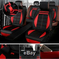 Car SUV Interior Seat Cover Steering Wheel Full Set Soft Cushion 5-Sit Accessory