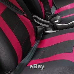 Car Seat Covers Full Set for Auto withSteering Wheel/Belt Pad/5 Head Rest