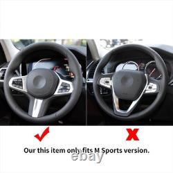 Carbon Fiber Flat Steering Wheel WithHeated For BMW G20 G22 G80 G28 M3 F40 F44 F87