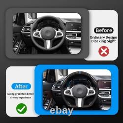Carbon Fiber Flat Steering Wheel WithHeated For BMW G20 G22 G80 G28 M3 F40 F44 F87