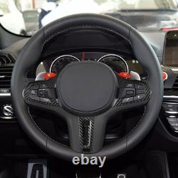 Carbon Fiber Heated Steering Wheel Trim for BMW M5 F90 F97 X3M F98 X4M 2018-2019