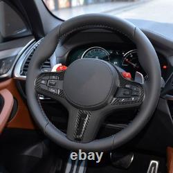 Carbon Fiber Heated Steering Wheel Trim for BMW M5 F90 F97 X3M F98 X4M 2018-2019