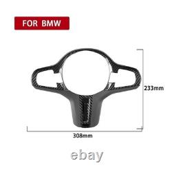 Carbon Fiber Heated Steering Wheel Trim for BMW M5 F90 F97 X3M F98 X4M 2018-2019