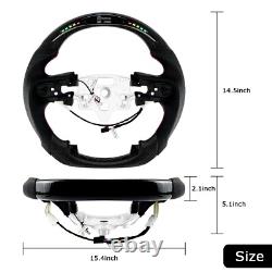 Carbon Fiber LED Steering Wheel For Chevrolet Silverado Blazer 2019+ withHeated