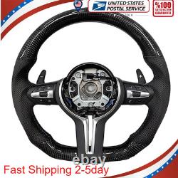 Carbon Fiber Leather Steering Wheel Fit For BMW M5 6 Series F06/F12/F13 2011-16
