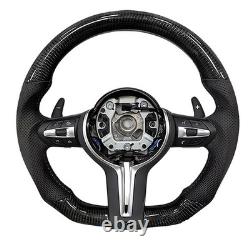 Carbon Fiber Leather Steering Wheel Fit For BMW M5 6 Series F06/F12/F13 2011-16