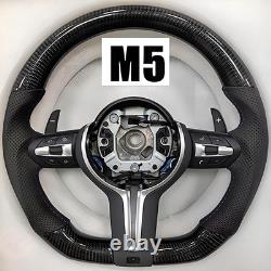 Carbon Fiber Leather Steering Wheel Fit For BMW M5 6 Series F06/F12/F13 2011-16