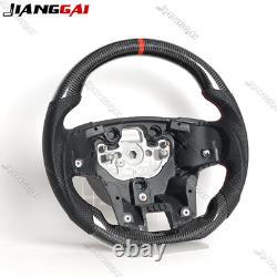 Carbon Fiber Leather Steering Wheel For Ford Ranger Raptor PX2 PX3 2016-2022