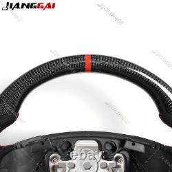 Carbon Fiber Leather Steering Wheel For Ford Ranger Raptor PX2 PX3 2016-2022