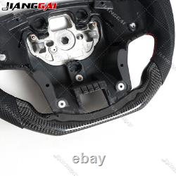Carbon Fiber Leather Steering Wheel For Ford Ranger Raptor PX2 PX3 2016-2022