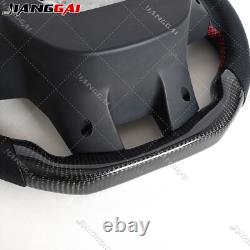 Carbon Fiber Leather Steering Wheel For Ford Ranger Raptor PX2 PX3 2016-2022