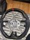Carbon Fiber Mustang Steering Wheel Style Suede Leather Red Stitching Red Stitch