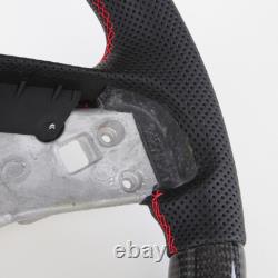 Carbon Fiber Perforated Leather Steering Wheel Fit Corvette C8 ZR1 withHeated 20+