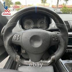 Carbon Fiber Perforated Leather Steering Wheel For BMW E90 E92 E93 M3 05-12 SSG Carbon Fiber Perforated Leather Steering Wheel For BMW E90 E92 E93 M3 05-12 SSG