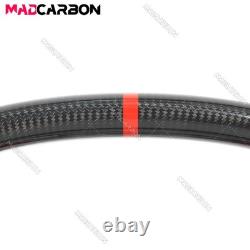 Carbon Fiber Red Leather Steering Wheel Fit Corvette C8 with Heated 2020-2026