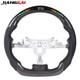 Carbon Fiber Sport Flat Led Steering Wheel Fit Chevrolet Corvette C6 2006-2011