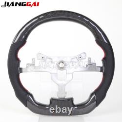 Carbon Fiber Sport Flat LED Steering Wheel Fit Chevrolet Corvette C6 2006-2011