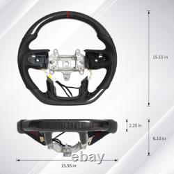 Carbon Fiber Sport Steering Wheel for Dodge Ram 1500 2019-2024 with Heated