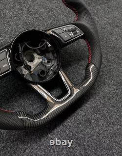 Carbon Fiber Steering Wheel For Audi A4 A5 A7 Q5 Q7 Customized