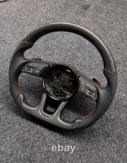 Carbon Fiber Steering Wheel For Audi A4 A5 A7 Q5 Q7 Customized