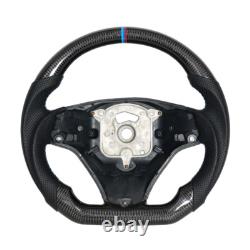 Carbon Fiber Steering Wheel For BMW E90 E92 E93 M3 328i 335i Manual 2005-2013