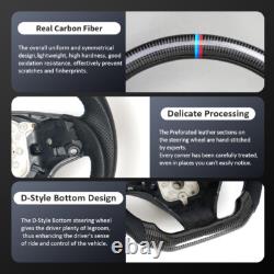 Carbon Fiber Steering Wheel For BMW E90 E92 E93 M3 328i 335i Manual 2005-2013