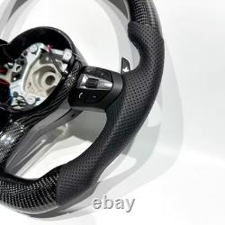 Carbon Fiber Steering Wheel For BMW M3 M Sport Perforated Leather Grip