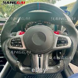 Carbon Fiber Steering Wheel For BMW X3 X4 X5 X6 X7 X3M X5M M5 M8 with Heated