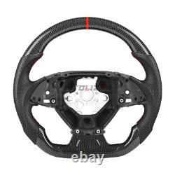 Carbon Fiber Steering Wheel For Chevrolet Camaro 16-24 Perforated Leather Grips