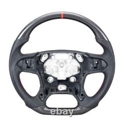 Carbon Fiber Steering Wheel For Chevrolet Tahoe Suburban Silverado 1500 14-18