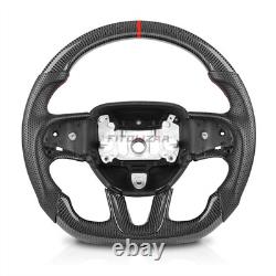 Carbon Fiber Steering Wheel For Dodge Challenger Charger SRT Durango 2015-2024