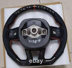 Carbon Fiber Steering Wheel For Dodge Challenger/Charger Srt Hellcat 2015-2020