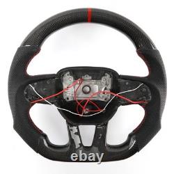 Carbon Fiber Steering Wheel For Dodge Challenger Durango SRT 2016-2023 Heated